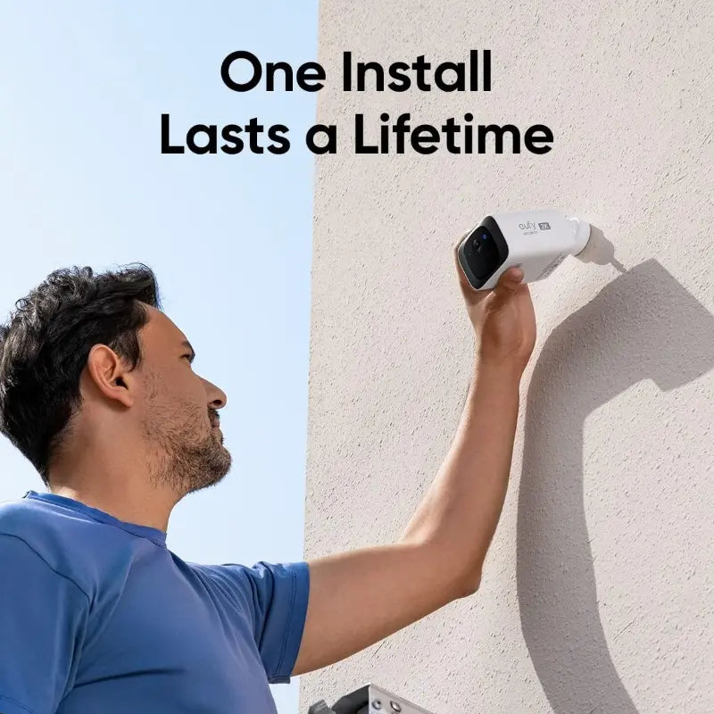 Wireless 2K Outdoor Solar Security Camera