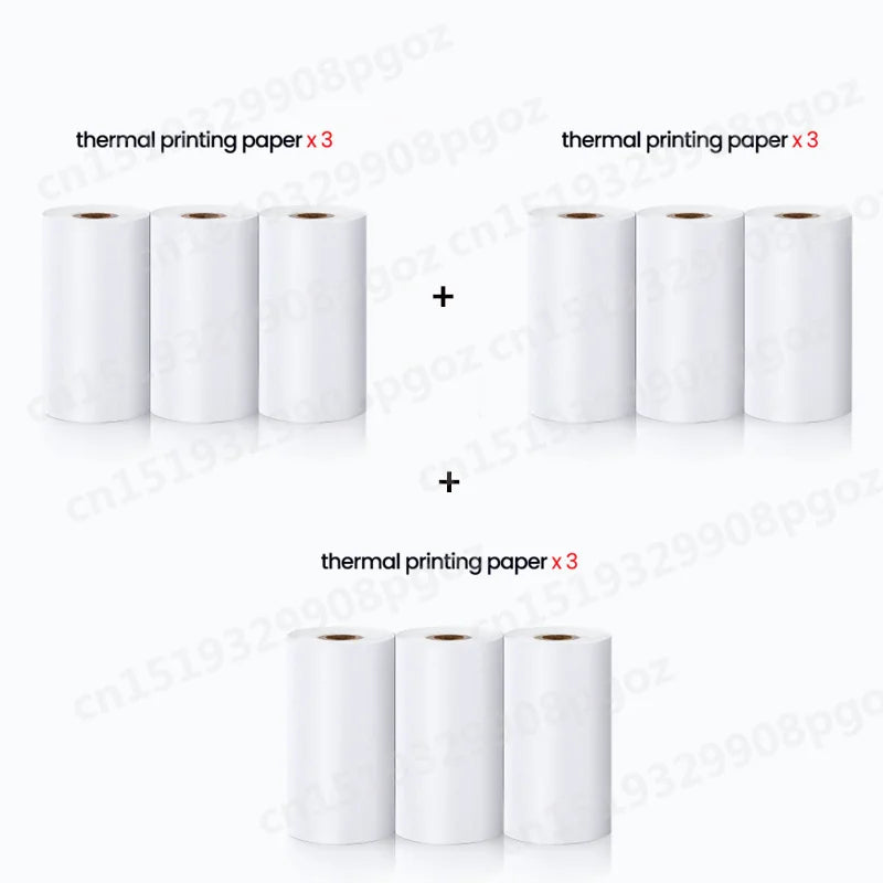 Portable Mini Printer Thermal Label Printer Sticker Inkless HD Pocket Printers for Phone Bluetooth Miniprint Printing Photo