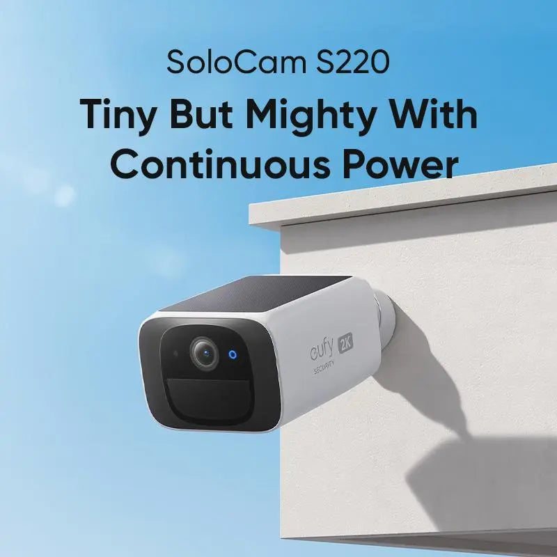 Wireless 2K Outdoor Solar Security Camera